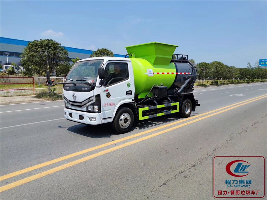 國六東風小多利卡餐廚垃圾車