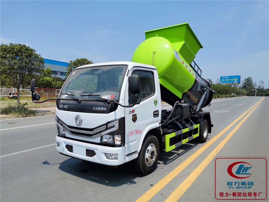 國六東風小多利卡餐廚垃圾車