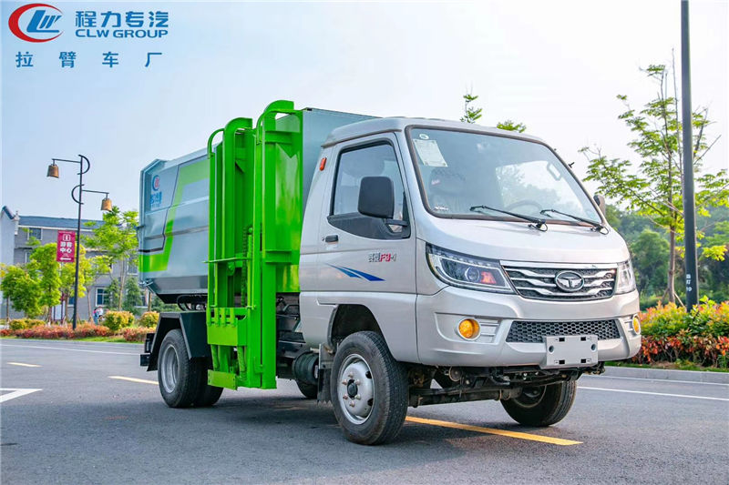 國六唐駿賽菱F3小型勾臂式垃圾車