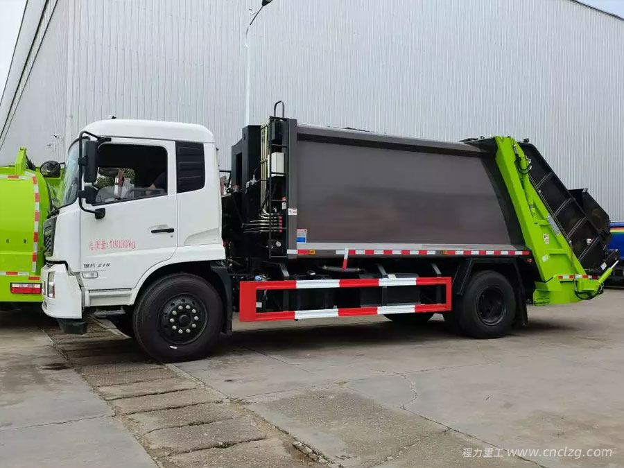 (國6)東風(fēng)天錦14方壓縮式垃圾車