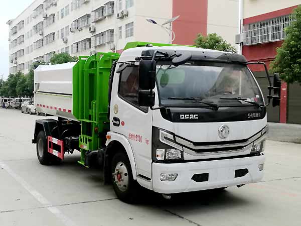 國六東風(fēng)大多利卡掛桶式垃圾車