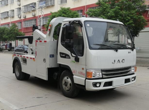 國(guó)六江淮康鈴?fù)系趼?lián)體清障車