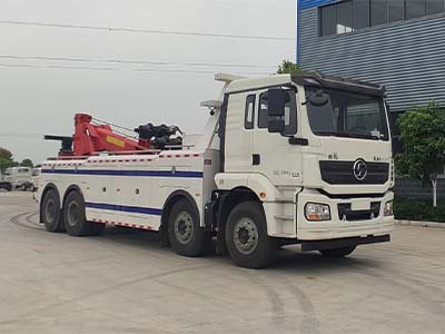 國(guó)六陜汽德龍前四后八拖吊聯(lián)體清障車
