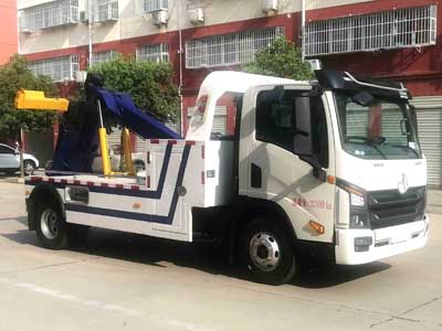 國六大運拖吊聯體清障車