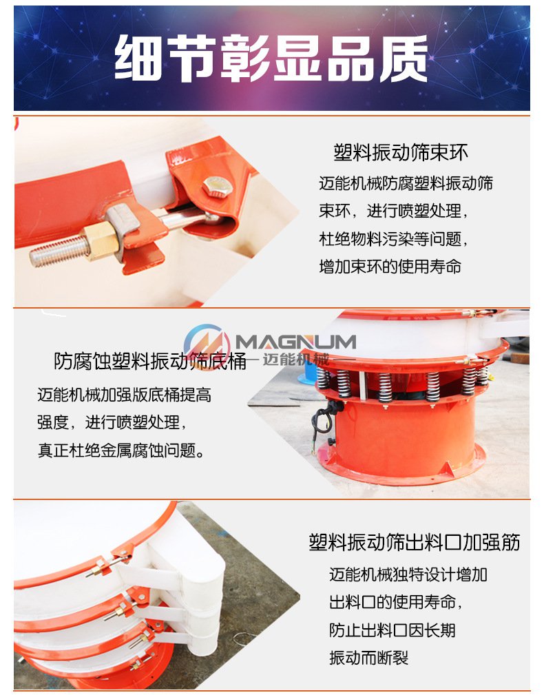 防腐蝕振動篩細節圖
